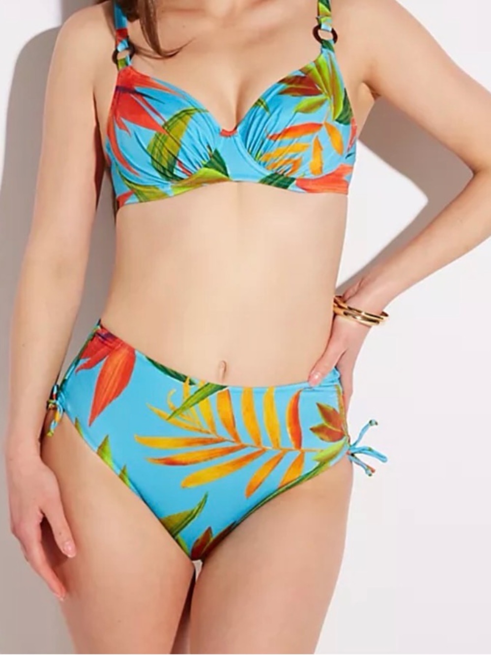 Fantasie Swim Pichola Aqua Bikini Set — 32E Top / Small Bottom — New